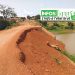 Retard travaux réhabilitation pont Mangalabé (Labé): avec les grandes pluies, la terre servant de remblai commence à se dégrader