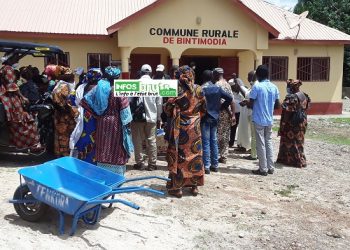 Bintimodia (Boké) : des tricycles et autres équipements pour les groupements agricoles des jeunes et des femmes