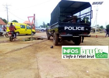 Manque de courant à Kankan : les autorités locales étouffent la manifestation des jeunes par un important dispositif sécuritaire au rond-point Komarala