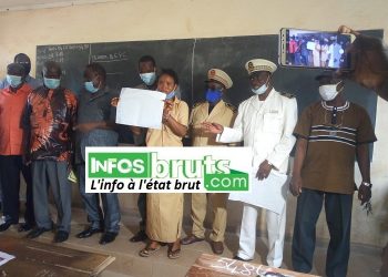 Kankan: le gouverneur Sadou Keïta prodigue d’utiles conseils aux candidats du BEPC dans la commune urbaine