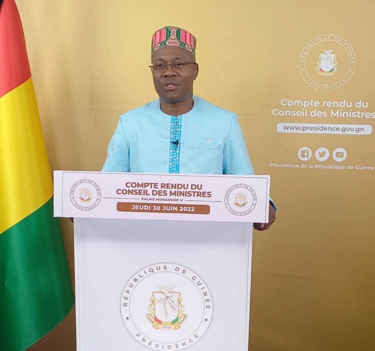 Compte-rendu de la session ordinaire du conseil des ministres de ce jeudi 30 juin 2022