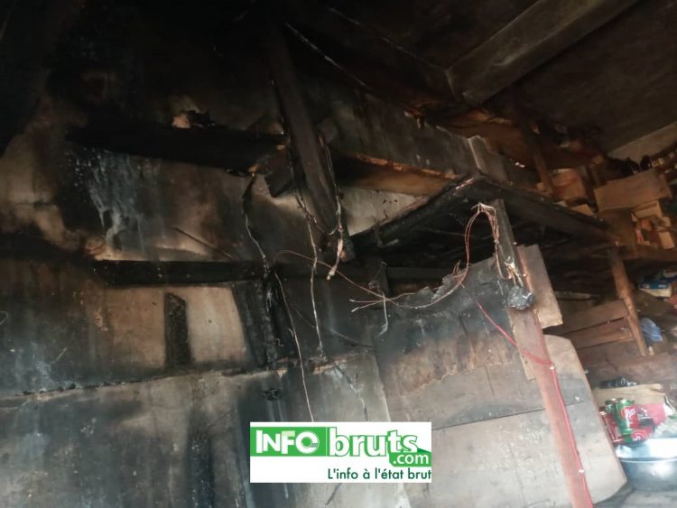 Incendie de la boutique de Conté à Paraya (Labé) : la victime accuse EDG et remercie les sapeurs-pompiers