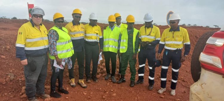 Boké: la société GAC reçoit la visite de l’inspecteur régional des mines et géologie