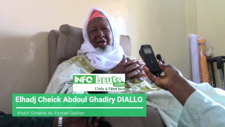 Khalif Général du Foutah Djallon : Elhadj Cheick Abdoul Ghadiry Dionfo accueille la nouvelle avec humilité (Vidéo)
