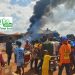 Incendie à Kouroussa : un blessé grave et plusieurs dégâts matériels enregistrés au marché noir du carburant.