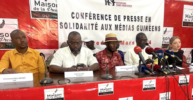 Communiqué de presse: RSF en Guinée pour promouvoir la liberté de la presse et soutenir les médias bloqués