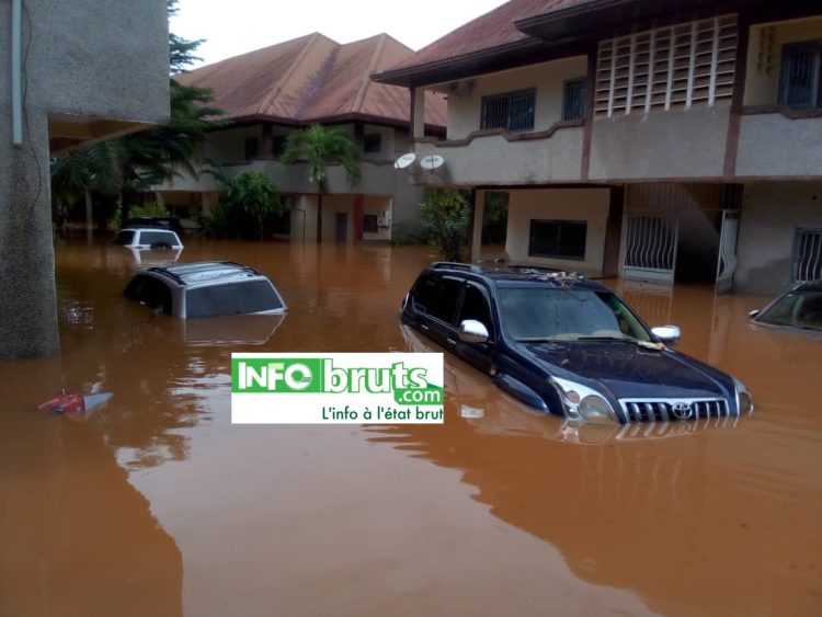Pluies diluviennes à Conakry : 1 mort et plusieurs dégâts matériels ( constat)