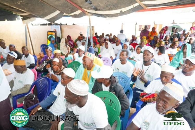 Dinguiraye : les membres du bureau fédéral du (CERAG-UFDG), sont officiellement installés