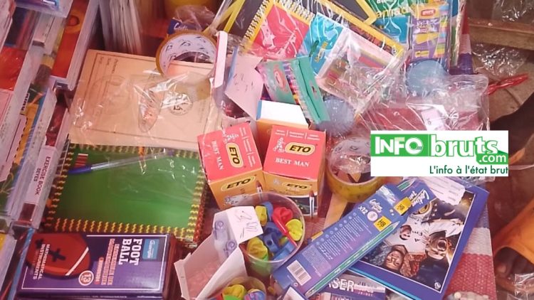 Kankan : difficultés et inquiétudes chez les vendeurs de fournitures scolaires.