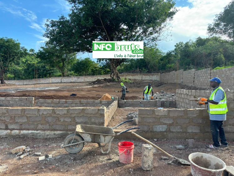 Travaux bitumage Labé-Mali : l’entreprise à l’étape de la construction de la base vie