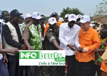 Boké : Le Consortium SMB-Winning met en service un quai en béton dans la CR de Kanfarandé