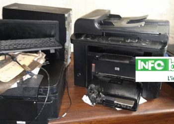 Boké : des archives et plans cadastraux ravagés par un court-circuit au bureau d&rsquo;étude de l&rsquo;habitat