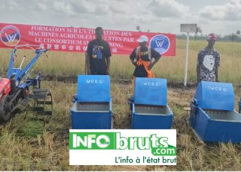 Kolaboui (Boké) : Formation à l’utilisation des machines octroyées par le Consortium SMB-Winning