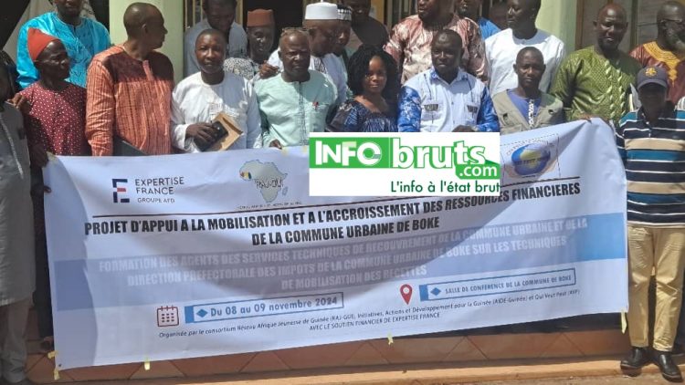 Boké : Les gestionnaires des communes renforcent leurs capacités sur la mobilisation des recettes