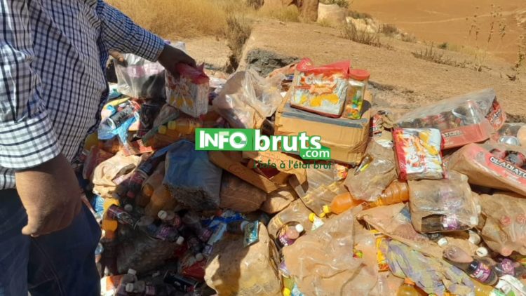 Bouré Boukaria (Siguiri ): Incinération d’une tonne et 832 kilos des produits impropres à la consommation saisis par le service de contrôle de qualité.