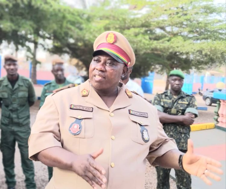 Boké : Le nouveau préfet rencontre les cadres préfectoraux