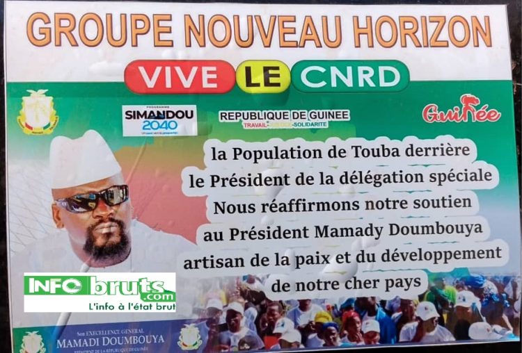 Marche de soutien à Boké : la délégation de Touba affiche son engagement en faveur du Président Doumbouya