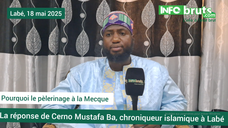 Labé : L’imam Cerno Mustafa Ba rappelle les bienfaits du Hajj et met en garde contre l’associationnisme