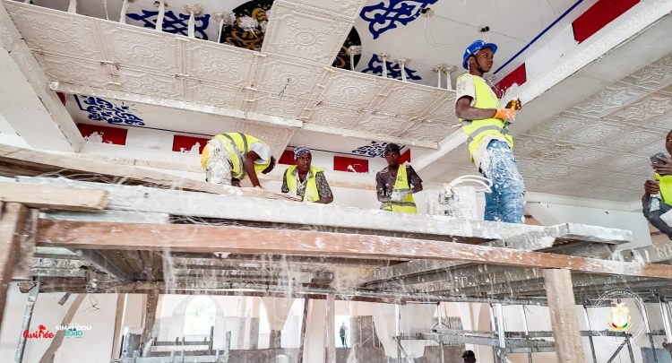 Labé : Suspicion de tentative de retrait frauduleux de carreaux sur le chantier de la grande mosquée