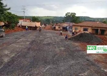 Tougué : Reprise des travaux de bitumage, entre espoir et inquiétude des citoyens
