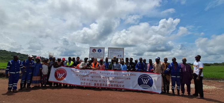 Boké : Le Consortium SMB-Winning expose son projet pilote aux autorités et communautés de Kaboyé