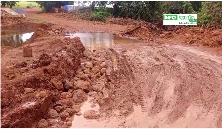 Labé-Tougué : une route en ruine menace de couper la préfecture du reste de la région