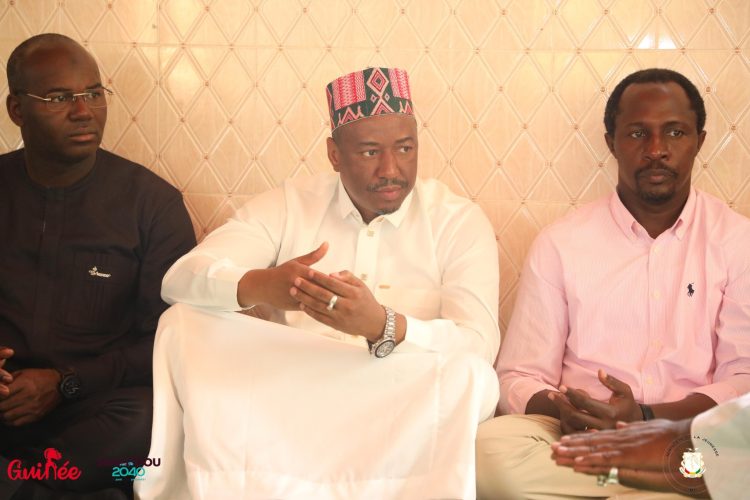 Dinguiraye : Le Ministre de la Jeunesse en visite de courtoisie chez les sages de la ville
