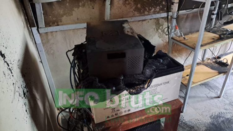 Incendie au bureau de monitoring de la HAC à Labé : des équipements calcinés, les données épargnées