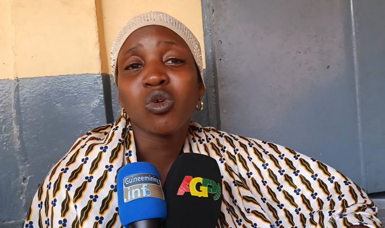 Boké : Un adolescent emporté par les eaux, sa mère Mariam Bah inconsolable
