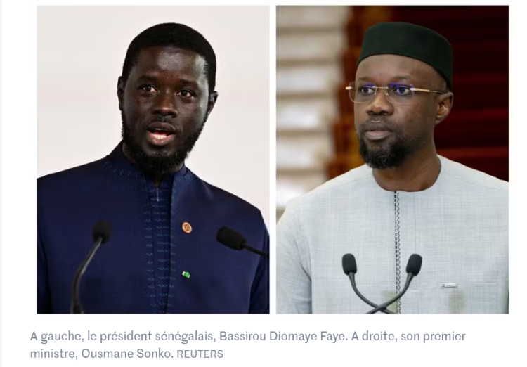 Crise au sommet de l’État : la rupture semble consommée entre Bassirou Diomaye Faye et Ousmane Sonko