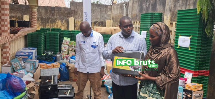 Boké: Le CECI-Guinée offre des matériels de transformation agro-alimentaire à 23 GIE de Boké, Gaoual et Télimélé