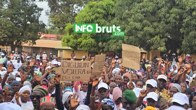 Campagne présidentielle 2025 à Labé : forte mobilisation de la GMD dans les sous-préfectures de Dionfo, Sannoun et Tarambaly