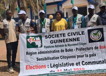 Boké : le mouvement « MA CAUSE » en campagne pour promouvoir la paix avant les élections du 31 mai 2026