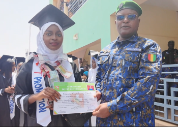 Labé : 33 jeunes filles diplômées du Centre de Formation de Solidarité Suisse-Guinée