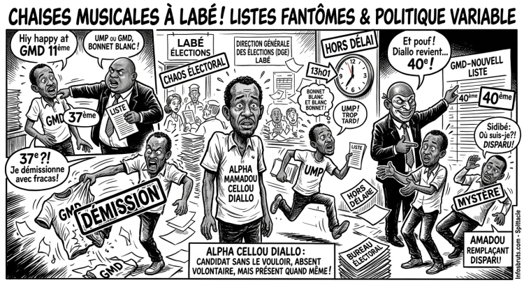 Labé : chaises musicales, listes fantômes et politique à géométrie très variable