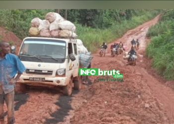 Mamou : une route impraticable isole Gninagbé et des villages entiers à Ourekaba