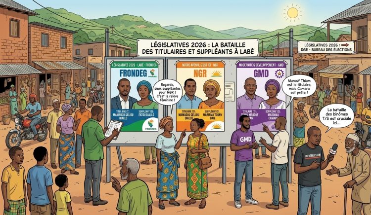 Législatives 2026 en Guinée : à Labé, la bataille des titulaires et suppléants se précise