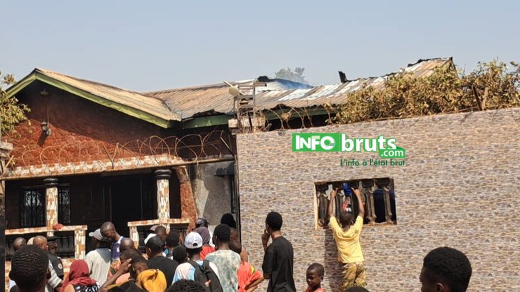Boké : un incendie ravage le logement du directeur préfectoral du budget