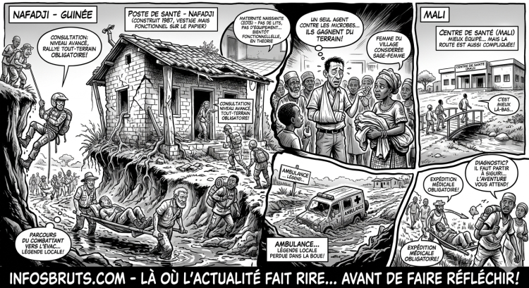 Nafadji : quand tomber malade devient un sport extrême (et le poste de santé un musée)