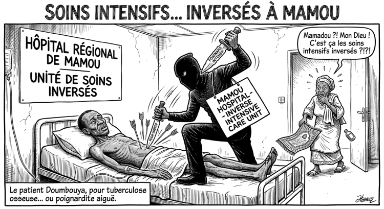 Mamou : poignardé à l’hôpital, le patient découvre le concept de “soins intensifs… inversés”