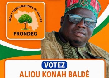 Tougué : défiance au sein du FRONDEG, Aliou Konah Baldé refuse le retrait et maintient sa candidature